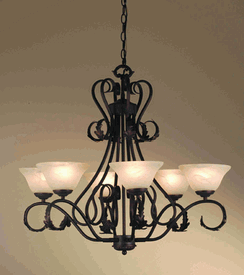 Wrought Iron Chandelier