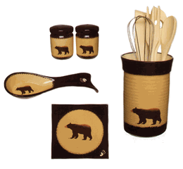 Black Bear Kitchen Set