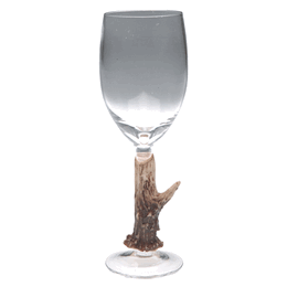 Faux Antler Wine Glass
