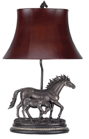 Horse Theme Table Lamp