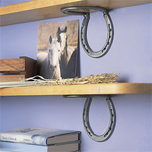 Horseshoe Shelf Brackets