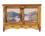 Lake Scene Wall Cabinet