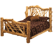 Log and Twig Bed