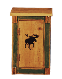 Moose Silhouette Nightstand