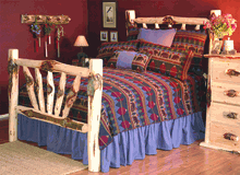 Pine Log Bedroom Furniture