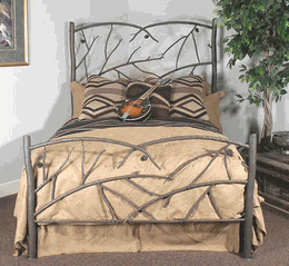 Home Decoration Ideas on Pine Cone Iron Bed Frame