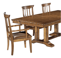 Rustic Western Dining Table with Chairs