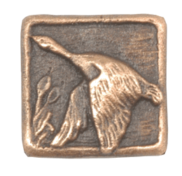 Solid Bronze Goose Knob