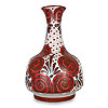 Talavera Style Ceramic Vase