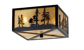 Tall Pines Flush Mount Ceiling Light