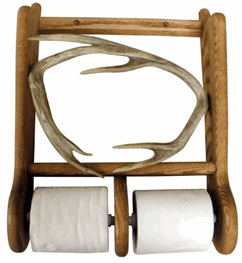 Wall Mount Magazine Rack and Tissue Holder