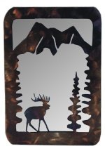 Metal Art Elk Mirror