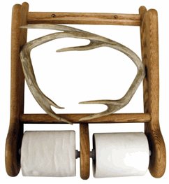Wall Mount Magazine Rack and Tissue Holder
